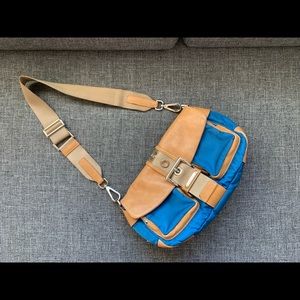 RARE VINTAGE PRADA 90s Buckle Baguette